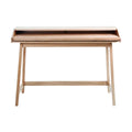 **Bureau minimaliste en bois avec rangement intégré**